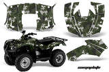 ATV Decal Graphics Kit Quad Wrap For Honda FourTrax Recon 2005-2018 CAMOPLATE GREEN