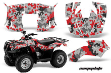 Load image into Gallery viewer, ATV Decal Graphics Kit Quad Wrap For Honda FourTrax Recon 2005-2018 CAMOPLATE RED-atv motorcycle utv parts accessories gear helmets jackets gloves pantsAll Terrain Depot