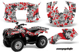 ATV Decal Graphics Kit Quad Wrap For Honda FourTrax Recon 2005-2018 CAMOPLATE RED