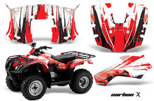 Load image into Gallery viewer, ATV Decal Graphics Kit Quad Wrap For Honda FourTrax Recon 2005-2018 CARBONX RED-atv motorcycle utv parts accessories gear helmets jackets gloves pantsAll Terrain Depot
