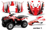 ATV Decal Graphics Kit Quad Wrap For Honda FourTrax Recon 2005-2018 CARBONX RED