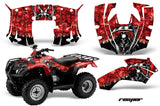 ATV Decal Graphics Kit Quad Wrap For Honda FourTrax Recon 2005-2018 REAPER RED