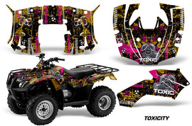 ATV Decal Graphics Kit Quad Wrap For Honda FourTrax Recon 2005-2018 TOXIC PINK YELLOW-atv motorcycle utv parts accessories gear helmets jackets gloves pantsAll Terrain Depot