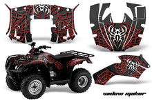 Load image into Gallery viewer, ATV Decal Graphics Kit Quad Wrap For Honda FourTrax Recon 2005-2018 WIDOW RED BLACK-atv motorcycle utv parts accessories gear helmets jackets gloves pantsAll Terrain Depot