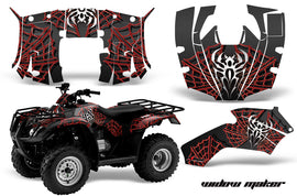 ATV Decal Graphics Kit Quad Wrap For Honda FourTrax Recon 2005-2018 WIDOW RED BLACK-atv motorcycle utv parts accessories gear helmets jackets gloves pantsAll Terrain Depot