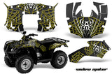 ATV Decal Graphics Kit Quad Wrap For Honda FourTrax Recon 2005-2018 WIDOW YELLOW BLACK