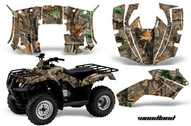 ATV Decal Graphics Kit Quad Wrap For Honda FourTrax Recon 2005-2018 WOODLAND CAMO-atv motorcycle utv parts accessories gear helmets jackets gloves pantsAll Terrain Depot