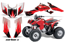 Load image into Gallery viewer, ATV Graphic Kit Quad Decal Wrap For Honda Sportrax TRX300EX 2007-2012 CARBONX RED-atv motorcycle utv parts accessories gear helmets jackets gloves pantsAll Terrain Depot