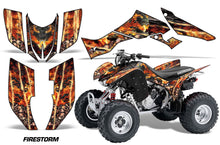 Load image into Gallery viewer, ATV Graphic Kit Quad Decal Wrap For Honda Sportrax TRX300EX 2007-2012 FIRESTORM BLACK-atv motorcycle utv parts accessories gear helmets jackets gloves pantsAll Terrain Depot