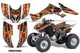 ATV Graphic Kit Quad Decal Wrap For Honda Sportrax TRX300EX 2007-2012 FIRESTORM BLACK