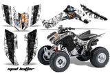 ATV Graphic Kit Quad Decal Wrap For Honda Sportrax TRX300EX 2007-2012 HATTER WHITE BLACK