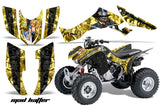 ATV Graphic Kit Quad Decal Wrap For Honda Sportrax TRX300EX 2007-2012 HATTER YELLOW BLACK