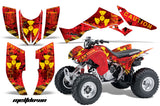 ATV Graphic Kit Quad Decal Wrap For Honda Sportrax TRX300EX 2007-2012 MELTDOWN YELLOW RED