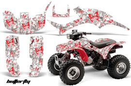 ATV Graphic Kit Quad Decal Wrap For Honda Sportrax TRX300EX 1993-2006 BUTTERFLIES WHITE RED-atv motorcycle utv parts accessories gear helmets jackets gloves pantsAll Terrain Depot