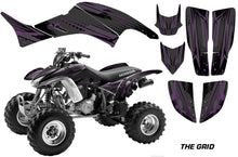Load image into Gallery viewer, ATV Graphics Kit Decal Quad Sticker Wrap For Honda TRX400EX 1999-2007 THE GRID PURPLE-atv motorcycle utv parts accessories gear helmets jackets gloves pantsAll Terrain Depot