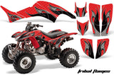 ATV Graphics Kit Decal Quad Sticker Wrap For Honda TRX400EX 1999-2007 TRIBAL BLACK RED