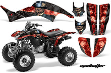 Load image into Gallery viewer, ATV Graphics Kit Decal Quad Sticker Wrap For Honda TRX400EX 1999-2007 HATTER RED BLACK-atv motorcycle utv parts accessories gear helmets jackets gloves pantsAll Terrain Depot