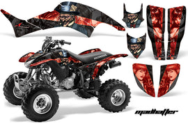 ATV Graphics Kit Decal Quad Sticker Wrap For Honda TRX400EX 1999-2007 HATTER RED BLACK-atv motorcycle utv parts accessories gear helmets jackets gloves pantsAll Terrain Depot