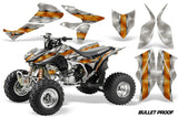 ATV Graphics Kit Quad Decal Sticker Wrap For Honda TRX450R TRX450ER BULLET PROOF ORANGE