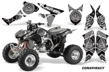 Load image into Gallery viewer, ATV Graphics Kit Quad Decal Sticker Wrap For Honda TRX450R TRX450ER CONSPIRACY WHITE-atv motorcycle utv parts accessories gear helmets jackets gloves pantsAll Terrain Depot