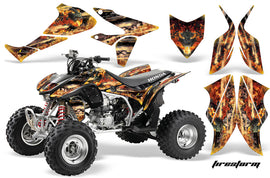 ATV Graphics Kit Quad Decal Sticker Wrap For Honda TRX450R TRX450ER FIRESTORM BLACK-atv motorcycle utv parts accessories gear helmets jackets gloves pantsAll Terrain Depot