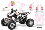 ATV Graphics Kit Quad Decal Sticker Wrap For Honda TRX450R TRX450ER MANDY PINK WHITE