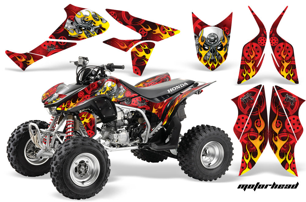 ATV Graphics Kit Quad Decal Sticker Wrap For Honda TRX450R TRX450ER MOTORHEAD RED-atv motorcycle utv parts accessories gear helmets jackets gloves pantsAll Terrain Depot