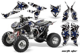 ATV Graphics Kit Quad Decal Sticker Wrap For Honda TRX450R TRX450ER NORTHSTAR BLUE WHITE