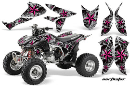 ATV Graphics Kit Quad Decal Sticker Wrap For Honda TRX450R TRX450ER NORTHSTAR PINK GREY-atv motorcycle utv parts accessories gear helmets jackets gloves pantsAll Terrain Depot