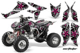 ATV Graphics Kit Quad Decal Sticker Wrap For Honda TRX450R TRX450ER NORTHSTAR PINK GREY