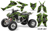 ATV Graphics Kit Quad Decal Sticker Wrap For Honda TRX450R TRX450ER NORTHSTAR SILVER GREEN