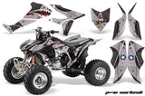ATV Graphics Kit Quad Decal Sticker Wrap For Honda TRX450R TRX450ER WARHAWK BLACK