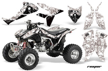 Load image into Gallery viewer, ATV Graphics Kit Quad Decal Sticker Wrap For Honda TRX450R TRX450ER REAPER WHITE-atv motorcycle utv parts accessories gear helmets jackets gloves pantsAll Terrain Depot