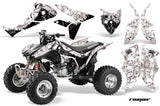 ATV Graphics Kit Quad Decal Sticker Wrap For Honda TRX450R TRX450ER REAPER WHITE