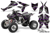 ATV Graphics Kit Quad Decal Sticker Wrap For Honda TRX450R TRX450ER SSSH PURPLE BLACK