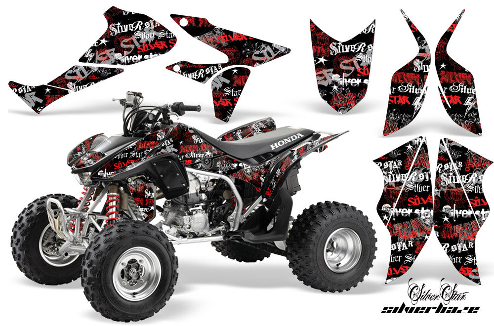 ATV Graphics Kit Quad Decal Sticker Wrap For Honda TRX450R TRX450ER SSSH RED BLACK-atv motorcycle utv parts accessories gear helmets jackets gloves pantsAll Terrain Depot