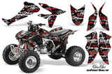ATV Graphics Kit Quad Decal Sticker Wrap For Honda TRX450R TRX450ER SSSH RED BLACK