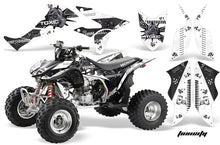 Load image into Gallery viewer, ATV Graphics Kit Quad Decal Sticker Wrap For Honda TRX450R TRX450ER TOXIC BLACK WHITE-atv motorcycle utv parts accessories gear helmets jackets gloves pantsAll Terrain Depot