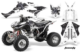 ATV Graphics Kit Quad Decal Sticker Wrap For Honda TRX450R TRX450ER TOXIC BLACK WHITE-atv motorcycle utv parts accessories gear helmets jackets gloves pantsAll Terrain Depot