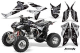 ATV Graphics Kit Quad Decal Sticker Wrap For Honda TRX450R TRX450ER TOXIC WHITE BLACK