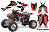 ATV Graphics Kit Quad Decal Sticker Wrap For Honda TRX450R TRX450ER TRIBAL RED BLACK