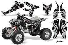 Load image into Gallery viewer, ATV Graphics Kit Quad Decal Sticker Wrap For Honda TRX450R TRX450ER TRIBE SILVER BLACK-atv motorcycle utv parts accessories gear helmets jackets gloves pantsAll Terrain Depot