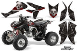 ATV Graphics Kit Quad Decal Sticker Wrap For Honda TRX450R TRX450ER BONES BLACK