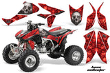 ATV Graphics Kit Quad Decal Sticker Wrap For Honda TRX450R TRX450ER BONES RED