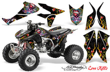 Load image into Gallery viewer, ATV Graphics Kit Quad Decal Sticker Wrap For Honda TRX450R TRX450ER EDHLK BLACK-atv motorcycle utv parts accessories gear helmets jackets gloves pantsAll Terrain Depot