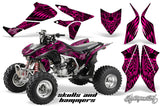 ATV Graphics Kit Quad Decal Sticker Wrap For Honda TRX450R TRX450ER HISH PINK