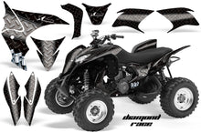 Load image into Gallery viewer, ATV Graphics Kit Quad Decal Sticker Wrap For Honda TRX700XX 2009-2015 DIAMOND RACE BLACK SILVER-atv motorcycle utv parts accessories gear helmets jackets gloves pantsAll Terrain Depot
