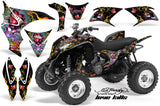 ATV Graphics Kit Quad Decal Sticker Wrap For Honda TRX700XX 2009-2015 EDHLK BLACK