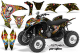 ATV Graphics Kit Quad Decal Sticker Wrap For Honda TRX700XX 2009-2015 EDHP YELLOW
