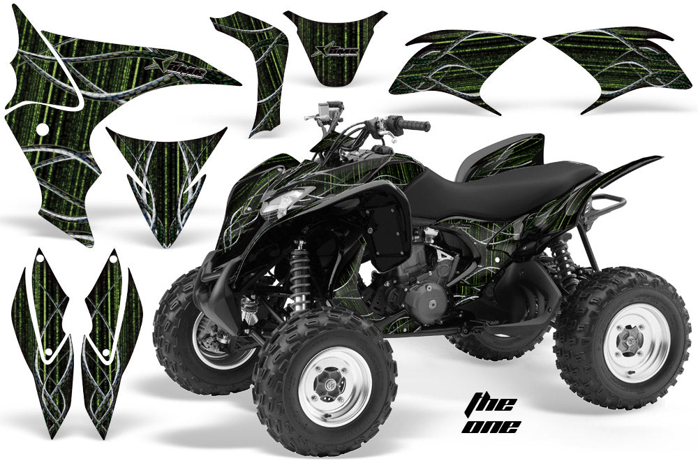 ATV Graphics Kit Quad Decal Sticker Wrap For Honda TRX700XX 2009-2015 THE ONE GREEN-atv motorcycle utv parts accessories gear helmets jackets gloves pantsAll Terrain Depot
